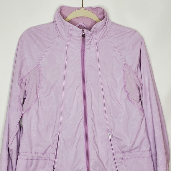 Lululemon Run Travel to Track Jacket Size 8 Lightweight Zip Up in Rose Quartz - Picture 3 of 14